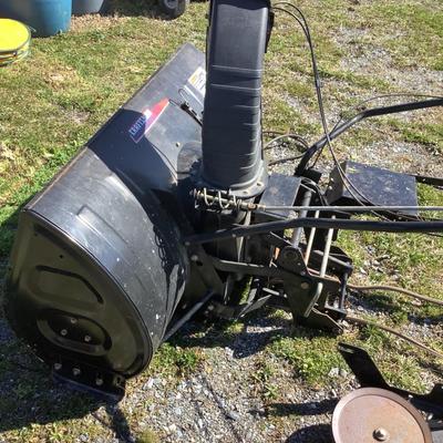 161 Craftsman 42" Two-Stage Lawn Tractor Snow Blower Attachment
