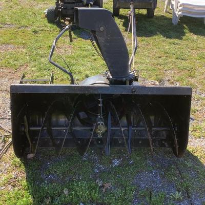 161 Craftsman 42" Two-Stage Lawn Tractor Snow Blower Attachment