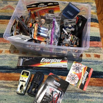 1259 Battery Lot Chargers and Tester