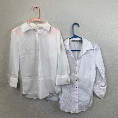 #633 Medium White Button Downs