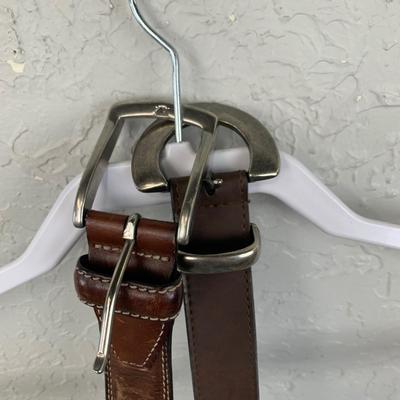 #639 Two Brown Belts Fossil and Other