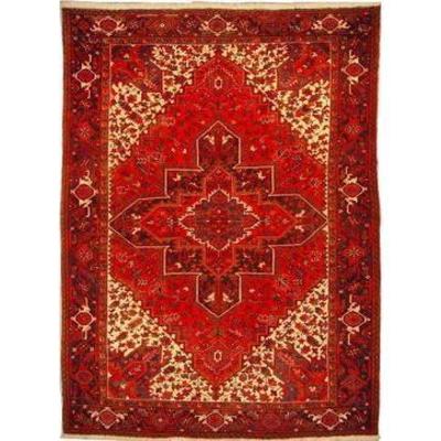 Persian Heriz  Rugs on different sizes and designs,  Made with 100% natural wool and Cotton, vegetable dyed and hand knotted .