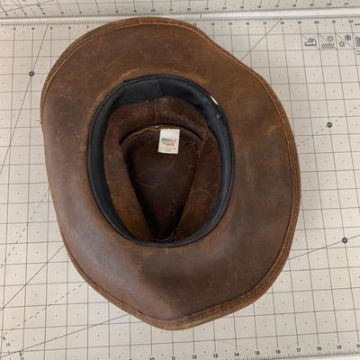 #665 Leather Hat