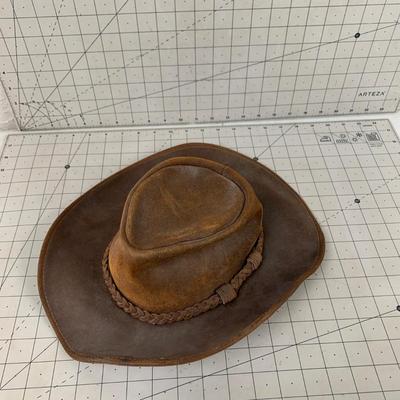 #665 Leather Hat