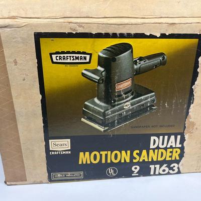 Retro Craftsman Sears Dual Motion Double Insulated Sander Tool with Original Box