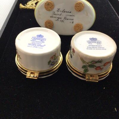 1369 Antique Limoge Trinket Box Lot