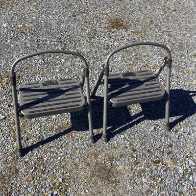 168 Pair of COSCO 1-Step Pull & Fold Stools