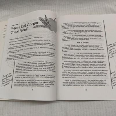 1996 THE VINEGAR BOOK by EMILY THACKER