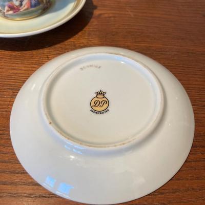 Vintage Schmidt demitasse cups with saucers set of six