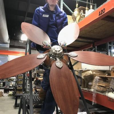 fan with large blades