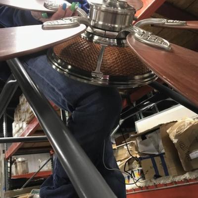 fan with large blades