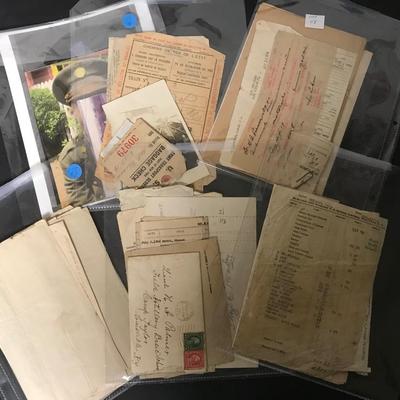 MILITARY EPHEMERA
