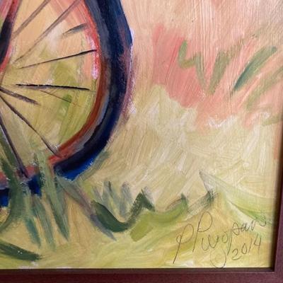 Patty Pieropan Dong Bicycle Original Painting