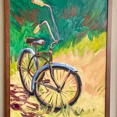 Patty Pieropan Dong Bicycle Original Painting