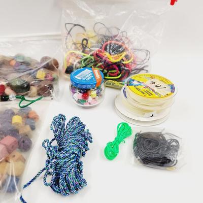 WOODEN CRAFTING BEADS & JEWELRY ITEMS