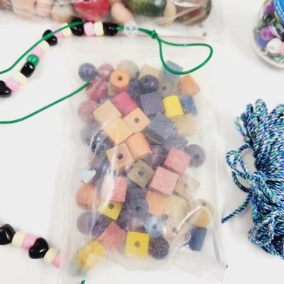WOODEN CRAFTING BEADS & JEWELRY ITEMS