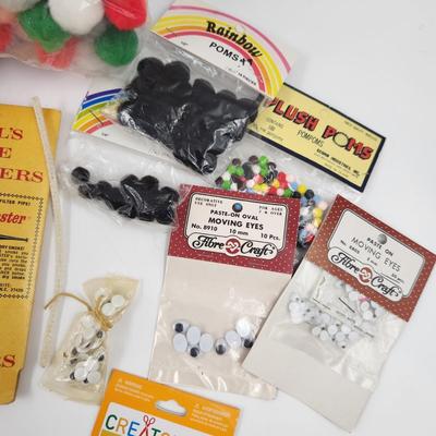 FLUFFY BALLS, PIPE CLEANERS & EYES - OH MY