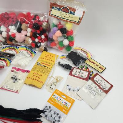 FLUFFY BALLS, PIPE CLEANERS & EYES - OH MY