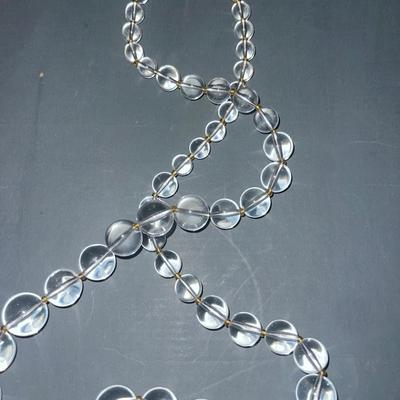 Cute clear bead necklace