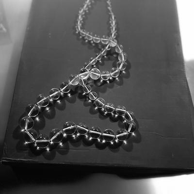 Cute clear bead necklace