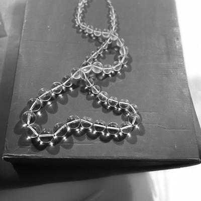 Cute clear bead necklace