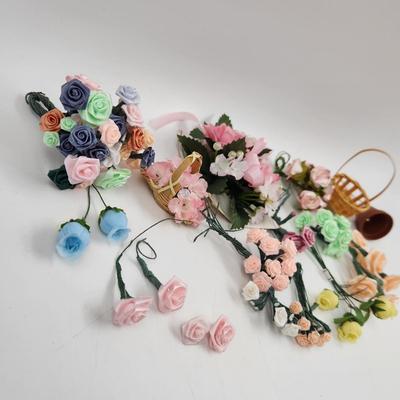 SMALL FAUX FLOWER BUNDLE