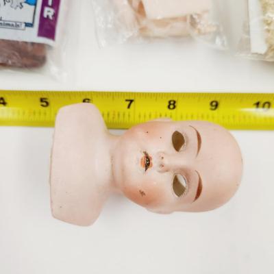 GERMAN DOLL HEAD MOLD & ACCESSORIES