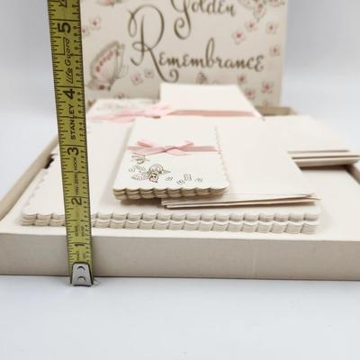 VINTAGE GOLDEN REMERANCE STATIONARY SET