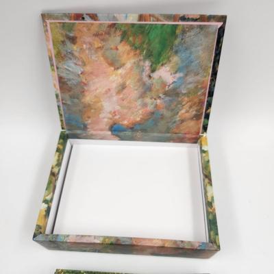 PIERRE BONNARD "TABLE SET IN THE GARDEN" STATIONARY SET