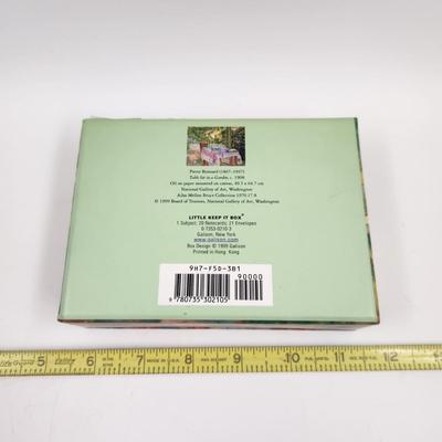 PIERRE BONNARD "TABLE SET IN THE GARDEN" STATIONARY SET