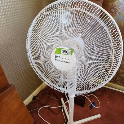 Wexford 3 Speed Adjustable Height Floor Fan Oscillating Stand Fan