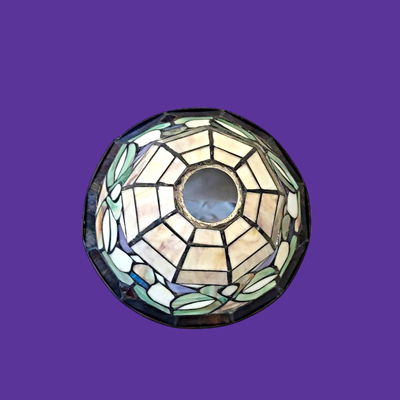 Tiffanyesque Stained Glass Lampshade