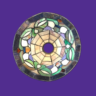 Tiffanyesque Stained Glass Lampshade