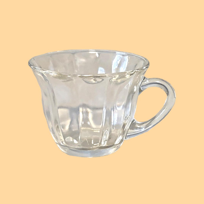 5 Vintage Toscany Celebration Ribbed Teacups