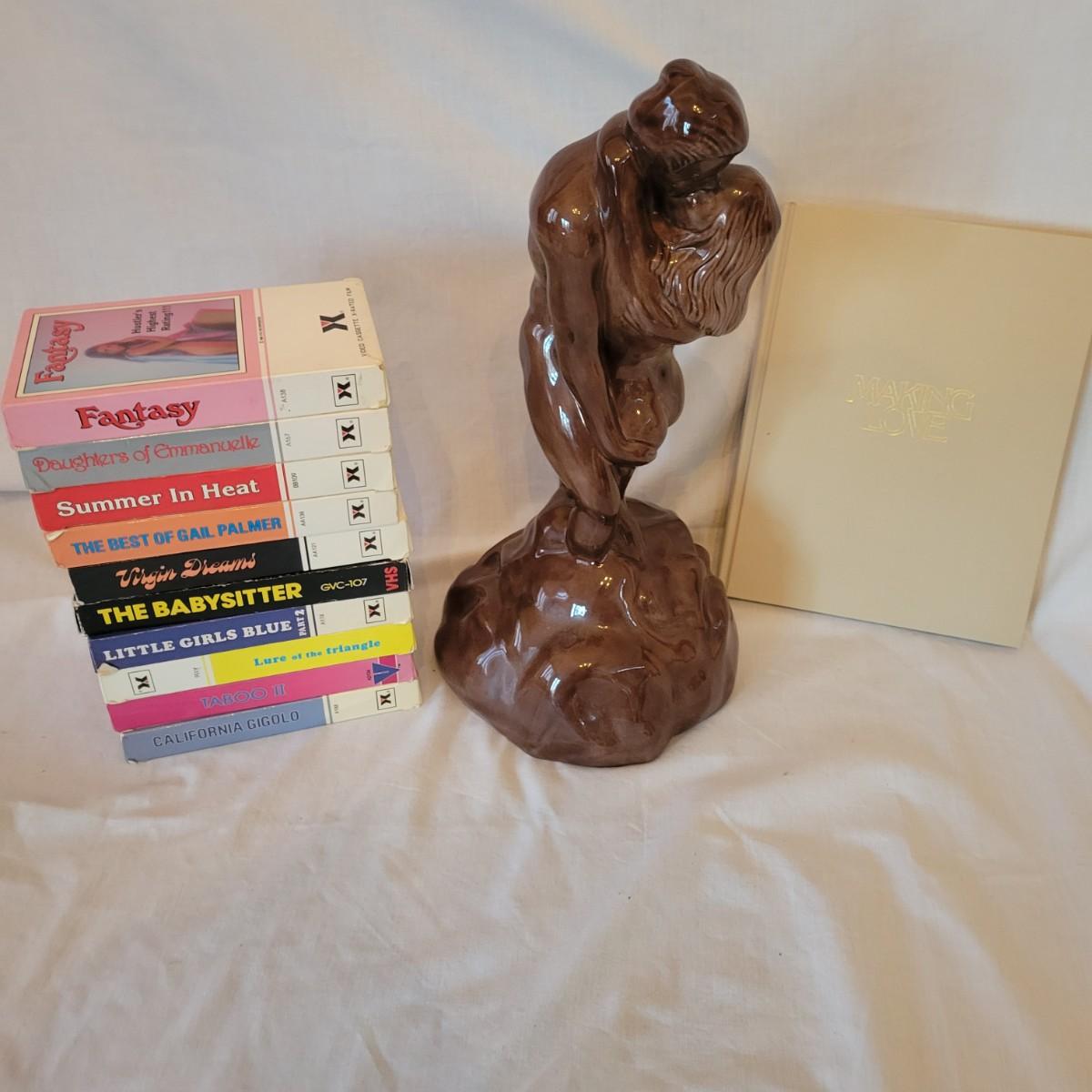 Retro Erotic Art Book And Vhs Tapes Fr Dw