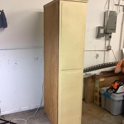 176 Cream Color 6-Shelf Cabinet Cupboard