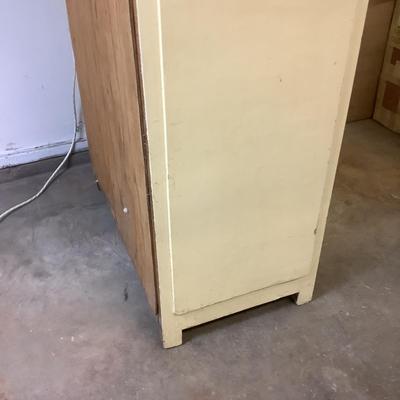 176 Cream Color 6-Shelf Cabinet Cupboard