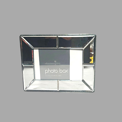 Christmas Luxe Mirrored Photo Storage Box