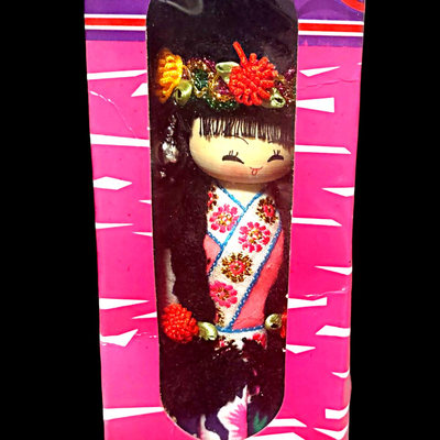 Handmade Chinese Monority Nationality Mini Wood Doll