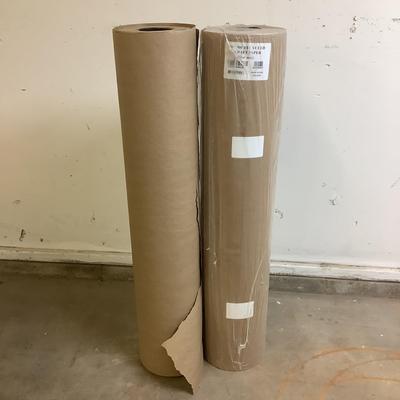 185 Two Rolls 650-ft 36"wide Recycled Kraft Paper