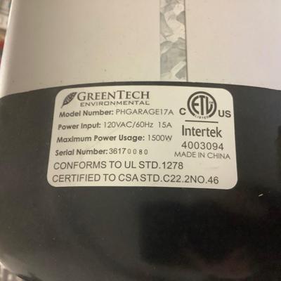 188 GreenTech Enviromental Pureheat Outdoor Space Heater Air Purifier w/Digital Display & Remote Control