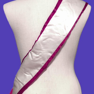 Authentic Beauty Pageant Sash & Crown #1