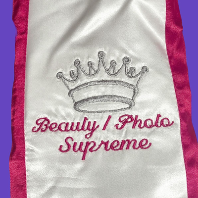 Authentic Beauty Pageant Sash & Crown #1