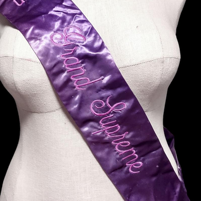 Authentic Beauty Pageant Sash & Crown #3