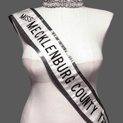 Authentic Beauty Pageant Sash & Crown #8