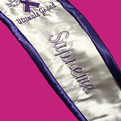 Authentic Beauty Pageant Sash & Crown #9