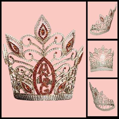 Authentic Beauty Pageant Sash & Crown #10