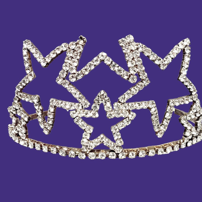 Authentic Beauty Pageant Sash & Crown #12