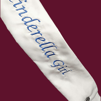 Authentic Beauty Pageant Sash & Crown  #14