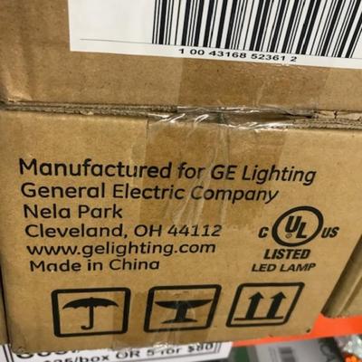 box of 20 LED light bulbs
